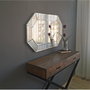 Hanah Home Espejo de Hotel A310Y Plateado